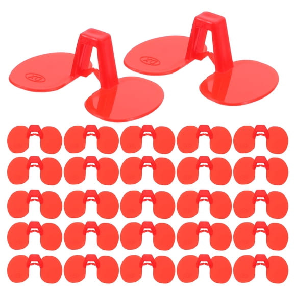 NIAIZEK 100Pcs Lightweight Durable Chicken Anti Pecking Glasses Red Lens for Poultry Farms