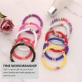 thumbnail image 4 of EeaseCA 1Pc Bohemian Stackable Clay Bracelet Retro Bracelet Elastic Wrist String, 4 of 7