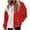 Red, variant on Yangnuo Womens Trendy Color Blocked Loose Hoodies 2025 Women's Fashionable Loose Casual Long Sleeved Sweatshirt Hooded Pocket Hoodie Solid Color Top