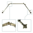 thumbnail image 1 of Atilla 13/16" Bay Window curtain rod 20"-36", 38"-72" - Antique Brass,(ABay-40-4), 1 of 3