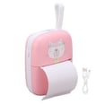 thumbnail image 1 of Mini Printer Pink Multipurpose Portable Mini HD WiFi Mobile Phone Photo Title Note Error Question Thermal Printer, 1 of 5