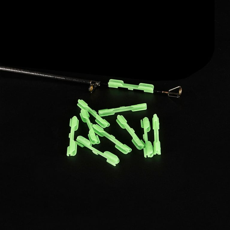 Kotyreds 10pcs Fishing Glow Stick Clip Fluorescent Light Sticks