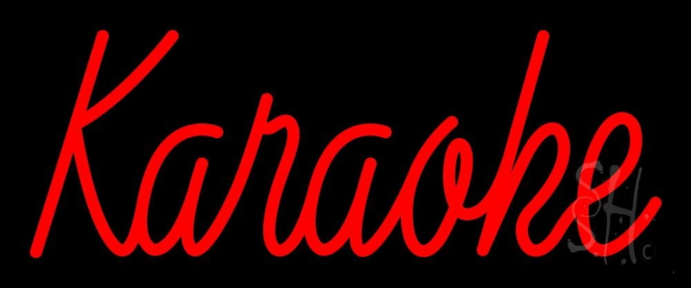 Karaoke Cursive 1 LED Neon Sign 10