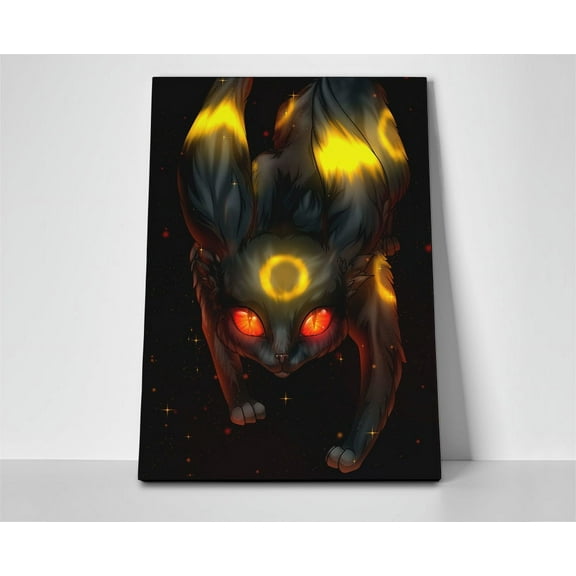 Pokemon Umbreon Poster or Wrapped Canvas
