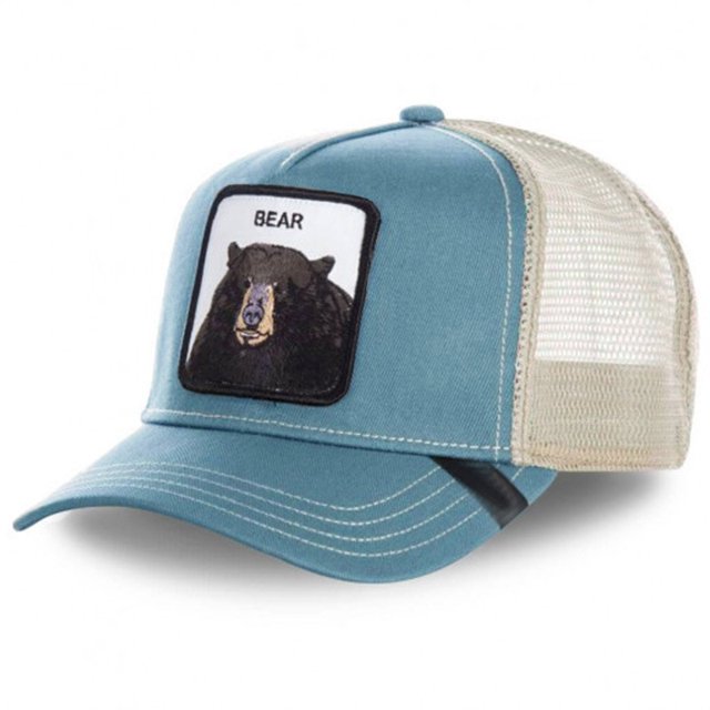 High Quality Fashion Animals Embroidery Baseball Caps Men Women Hip Hop Hat Summer Breathable Mesh Sun Unisex Streetwear Bone qym unisex
