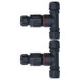 thumbnail image 4 of Conector de unión de canal, 2 piezas Unión de 3 vías Conector en forma de T para exteriores Caja de conexiones Salida de alta intensidad Jadeshay A, 4 of 8