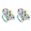 Fisher Price Portable Vibrating Newborn to Toddler Rocking Chair (2 Pack)
