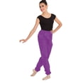 thumbnail image 1 of Body Wrappers Pantalons Ripstop pour Danse, Randonnée, Entraînements et Plus - Pantalons d'Échauffement Unisexes pour Garçons et Filles - Style 071 (8-10, Prune), 1 of 3