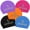 Black/Blue/Lavender/Orange/Pink, variant on Synergy Latex Swim Caps 5-Pack (Black/Blue/Lavender/Orange/Pink 5-Pack)