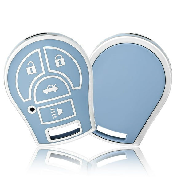 OFFCURVE Nissan Car Key Cover Case for Versa, Juke, Rogue, Sentra, Titan, Armada, Cube, Frontier, NV, Infiniti FX35, FX45