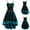 Blue, variant on Womne Vintage High Grade Cami Bandage Lace Up High Low Dress Party Dress Lace Dresses Womens Prom Dresses Long