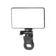 thumbnail image 1 of Luz LED para teléfono de 120 LED, luz para selfies, luz de video recargable con clip, 3 modos de luz ajustables, para teléfono, cámara y computadora portátil, 1 of 8
