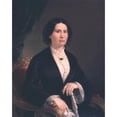 thumbnail image 3 of Constantino Brumidi 12x14 Black Modern Framed Museum Art Print Titled - Susan Pickering Bemis (ca. 1852), 3 of 5