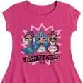 thumbnail image 3 of LOL OMG! Fashion Dolls - We're All Queens - Toddler & Youth Girls Fit & Flare Dress, 3 of 4