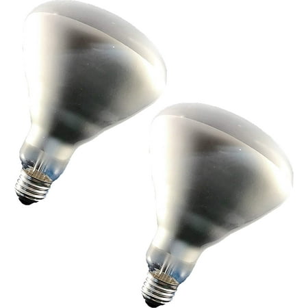 - GE Indoor Halogen Floodlight Spotlight Bulb; 550 Lumens, 43-Watt (63-Watt Incandescent Replacement) BR40, 2900K Color Temperature (2 PacK)
