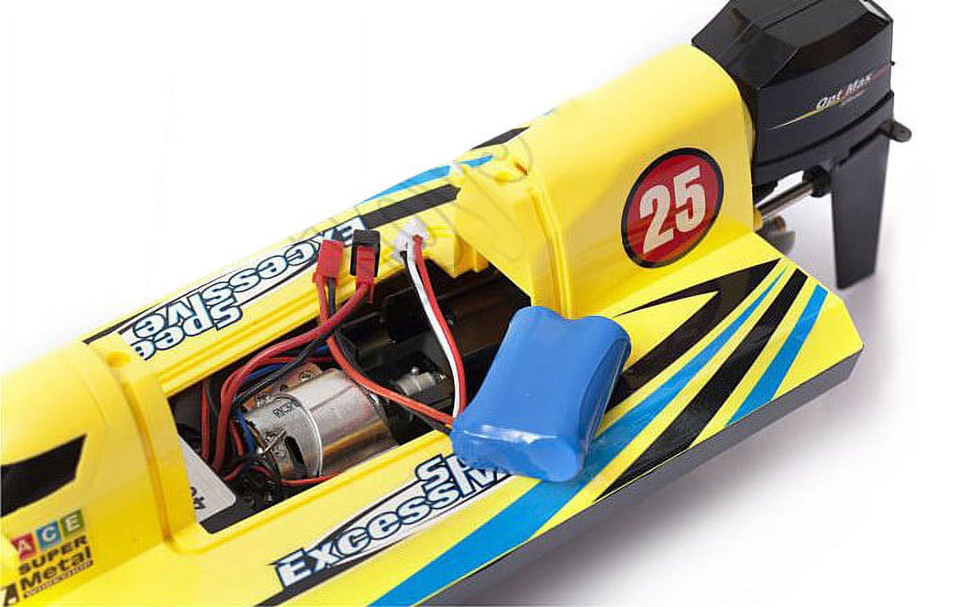 2.4Ghz Radio Remote Control 14" Vanguard High Speed R/C Racing Boat R/C Ready to Run (Yellow)