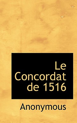 Le Concordat De 1516 - Walmart.com - Walmart.com