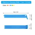 thumbnail image 2 of Uxcell Sealing Clips 3.5 Inch, 20 Pack Reusable Plastic Bag Clamp Sealer for Food Storage, 5 Colors, 2 of 5