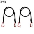 thumbnail image 3 of Heavy duty bungee elastic tie straps cord carabiner hook for kayak tent bundling, 3 of 6