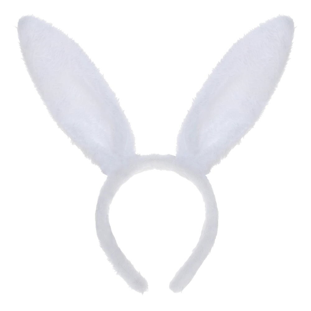 Bunny white Rabbit Headband Ears headband Fancy Dress Easter bunny 