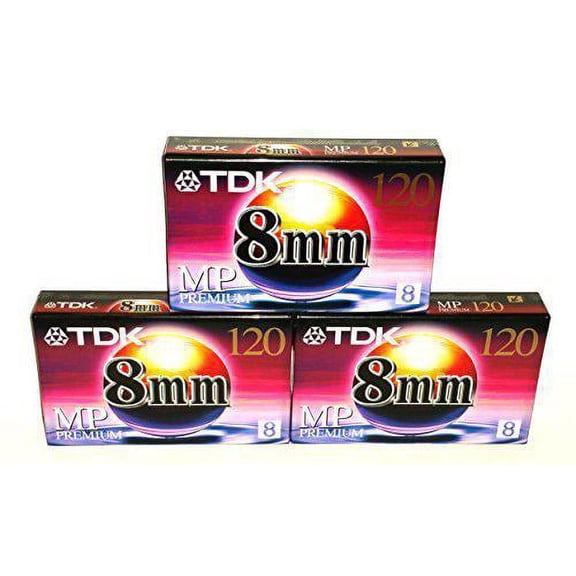 TDK P6-120 HS video Tape (3-Pack) (Discontinued by Manufacturer)
