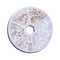 thumbnail image 1 of pitrice 260 Pieces Earring Back with Storage Box Portable Stoppers DIY Crafts Jewellery Handicraft Making Kit Accessory Professional Golden, 1 of 9