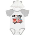 thumbnail image 3 of Inktastic I'm 2 Fire Truck 2nd Birthday Boys or Girls Baby Bodysuit, 3 of 5