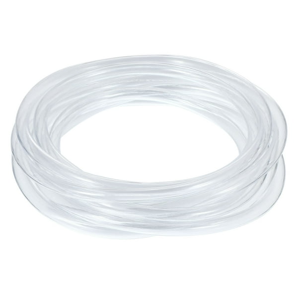 Tubo de Vinilo Flexible Claro Uxcell para Sistemas de Ósmosis Inversa Filtros de Agua 1/4" x 1/3" x 5 pies