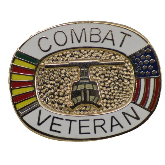 VIETNAM COMBAT VETERAN HAT PIN