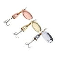 thumbnail image 5 of Yokua Spinner Fishing Lures with Triple Hooks Metal Lures Hard Metal Spinner Baits, 5 of 9