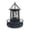 White, variant on Solar Rotating Lighthouse LED Lamp, Auto Dusk to Dawn Decorative Beacon Light Wireless Waterproof Landscape Lighting for Garden Lawn Patio Backyard Party