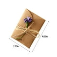 thumbnail image 3 of Valentine's Day Savings Clearance! Rvasteizo 1pcs Birthday Invitation Card Birthday Cards Kraft Paper Card Flower Cards Blessing Card Wedding Cards Party Card Flowers Greeting Card, 3 of 5