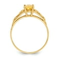 thumbnail image 2 of 14K Yellow Gold Ring Band Fashion Madi K Synthetic Citrine, 2 of 5