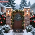 thumbnail image 5 of Stylish Metal Hanging Christmas Tree Wind Spinner - Geometric Design with Layered Lines for Garden & Yard Decor, 5 of 7