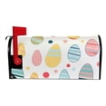 thumbnail image 3 of Easter Eggs with Color Stripes Mailbox Covers Magnetic Post Box Cover Wraps Standard Size 21"x18" Waterproof Home Garden Yard Outside Decor, 3 of 9