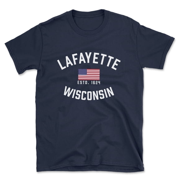 Lafayette Wisconsin Patriot Men's Cotton T-Shirt
