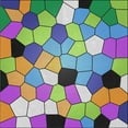 thumbnail image 1 of Ahgly Company Machine Washable Indoor Square Transitional Purple Jam Purple Area Rugs, 4' Square, 1 of 7