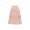 thumbnail image 2 of Forever 21 Chiffon Tiered Maxi Skirt, Color-Pink, Size-S, 2 of 4