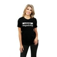 thumbnail image 2 of Exhale Negativity Women's Fashion Relaxed T-Shirt Tee Heather Black Medium, 2 of 5