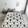 thumbnail image 5 of Salouo Ski Goggles Moose Music Picture Print Bed Blankets,Flannel Blanket Comfortable Air Conditioning Blanket Lightweight Blanket for Sofa Bed Travel & Couch -50"x40", 5 of 8