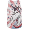 thumbnail image 2 of 4th of July Freedom is Magical Unicorn All Over Mens Tank Top Multi LG, 2 of 2