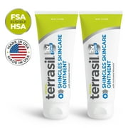 Shingles Treatment Cream 2 Pack - Triple Action Patented Natural Formula for Herpes Zoster Outbreaks Causing Painful Rash and Nerve Pain by Terrasil - 2x 45gm Tubes