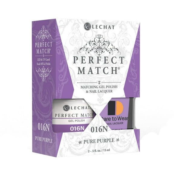 Lechat Perfect match Duo Gel Lacquer Pure Purple PMS016N