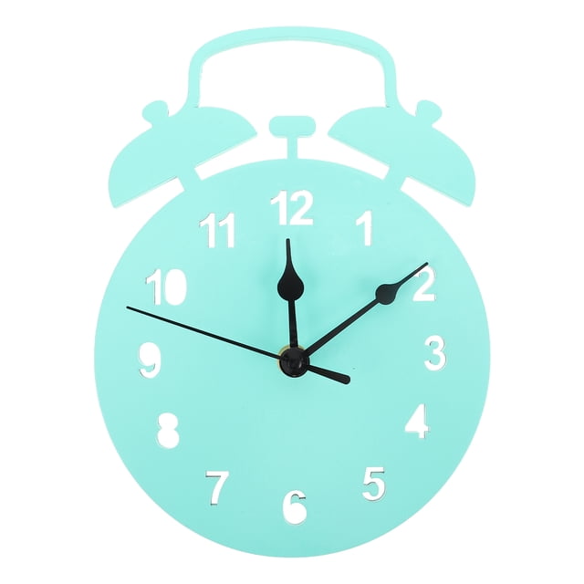 Reloj despertador de madera para habitación infantil, estilo nórdico, decorativo, para dormitorio, cocina, oficina, silencioso, rústico, estilo granja.