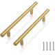 thumbnail image 1 of Gold Units Stainless Steel Door Knobs Pull Furniture Handle With Screws For Drawer Cabinet Kitchen Home Decorating, Hole To Hole Center Distance 160mm, 1 of 5
