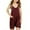 Claret, variant on Zwiiyzr 2025 Kids Girls Summer Sleeveless Casual Romper Spaghetti Strap Shorts Jumpsuit with Pockets for 5-14 Years Dark Grey