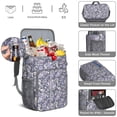 thumbnail image 5 of Travel Cooler Bag - Pioneer Flower Floral Print Pattern Camping Beer Cooler Backpack with Bottle Opener- Waterproof Insulated Picnic Backpacks - Cooler Bag for Beach, 5 of 6