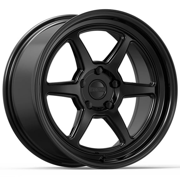 18x9.5 Kansei Wheel K14B Roku Black Wheel 5x100 (22mm)