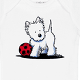 thumbnail image 4 of Inktastic Westie with Ball Boys or Girls Baby Bodysuit, 4 of 5