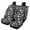 Floral, variant on Pzuqiu Dark Crypt Bat Theme Car Seat Covers Full Set Breathable Front and Rear Seat Cover Set, Anti-Slip Easy to Install Auto Interior Decor Protector